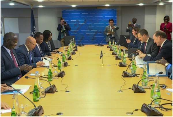 Le Président de la République s’entretient avec le président du groupe de la Banque Mondiale Le Président de la République s’entretient avec le président du groupe de la Banque Mondiale