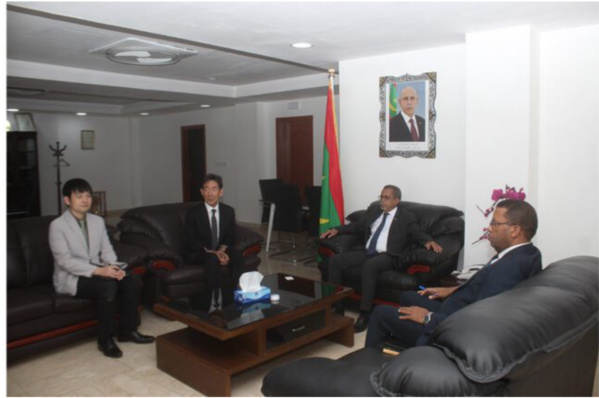 Le ministre de l’Agriculture reçoit l’ambassadeur du Japon en Mauritanie Le ministre de l’Agriculture reçoit l’ambassadeur du Japon en Mauritanie