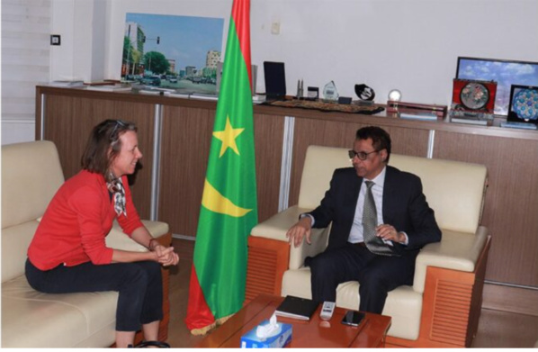 Le ministre du Pétrole reçoit l’ambassadrice allemande Le ministre du Pétrole reçoit l’ambassadrice allemande