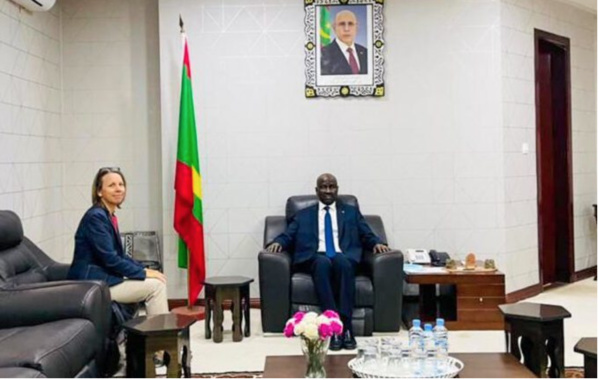 Le ministre des Affaires étrangères reçoit l’ambassadrice d’Allemagne Le ministre des Affaires étrangères reçoit l’ambassadrice d’Allemagne