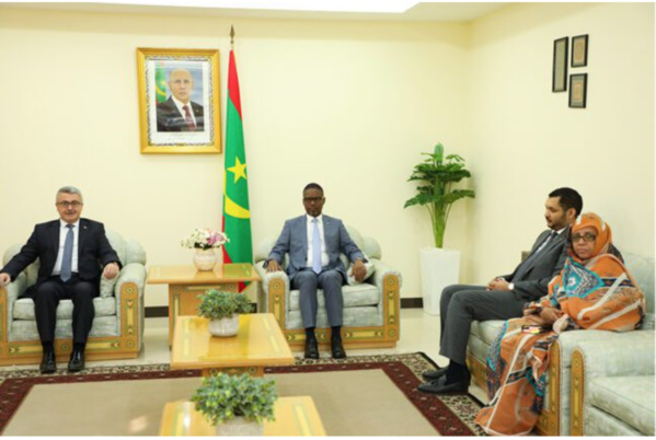 Le Premier ministre reçoit l’ambassadeur turc en Mauritanie Le Premier ministre reçoit l’ambassadeur turc en Mauritanie