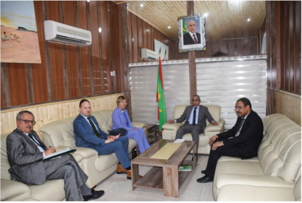 Le ministre de l’Intérieur reçoit l’ambassadrice belge Le ministre de l’Intérieur reçoit l’ambassadrice belge