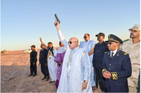 Le Président de la République supervise le lancement de la Coupe du Président du tir à la cible à Tichitt