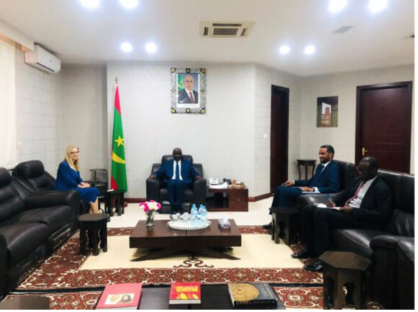 Le ministre des Affaires étrangères reçoit l’ambassadrice des Etats Unis
