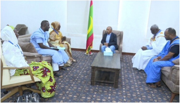 Le président de l’Assemblée nationale reçoit les membres du bureau exécutif de SOS-Esclaves Le président de l’Assemblée nationale reçoit les membres du bureau exécutif de SOS-Esclaves