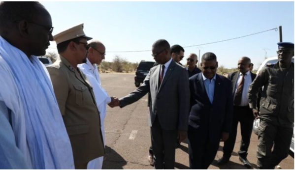 Arrivée du Premier ministre à Rosso Arrivée du Premier ministre à Rosso