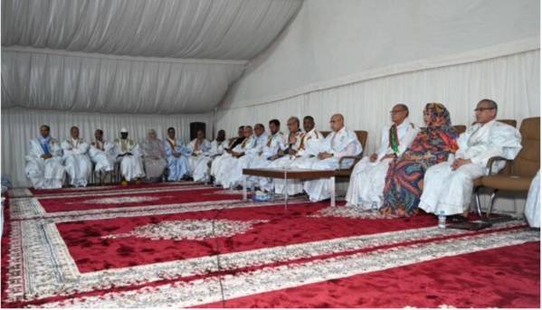Le Président de la République préside une réunion des cadres du Trarza Le Président de la République préside une réunion des cadres du Trarza