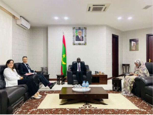 Le ministre des Affaires étrangères reçoit le chef de la Mission de l’UE en Mauritanie