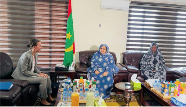Le chef de la région de Nouakchott reçoit l’ambassadrice d’Allemagne