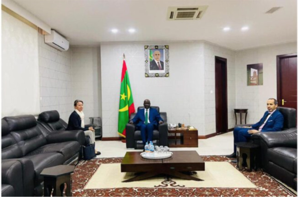 Le ministre des Affaires étrangères reçoit l’ambassadrice d’Allemagne Le ministre des Affaires étrangères reçoit l’ambassadrice d’Allemagne