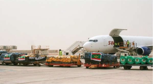 La Mauritanie envoie un avion chargé d’aide humanitaire à la Turquie La Mauritanie envoie un avion chargé d’aide humanitaire à la Turquie