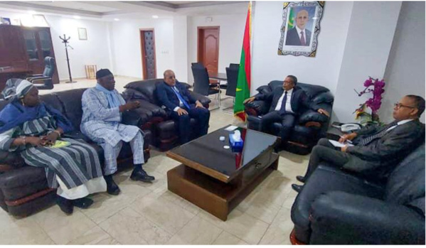 Le Ministre de l’Agriculture s’entretient avec une délégation du « CILSS » Le Ministre de l’Agriculture s’entretient avec une délégation du « CILSS »