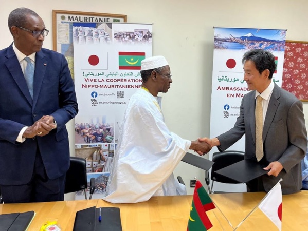 Bagodine : un don  de  2.8 millions de MRU du gouvernement japonais destiné à l’aménagement du lycée