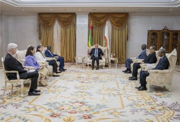 Le Président de la République reçoit en audience une délégation de la Banque Mondiale Le Président de la République reçoit en audience une délégation de la Banque Mondiale