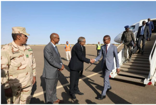 Arrivée du Premier ministre à Néma Arrivée du Premier ministre à Néma