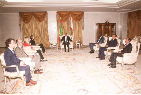 Le Président de la République reçoit la vice-présidente de Millennium Challence Corporation Le Président de la République reçoit la vice-présidente de Millennium Challence Corporation