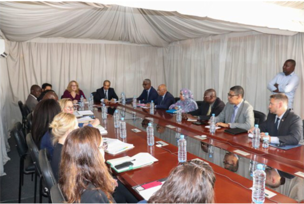 Le Commissaire aux droits de l’homme reçoit une délégation américaine Le Commissaire aux droits de l’homme reçoit une délégation américaine