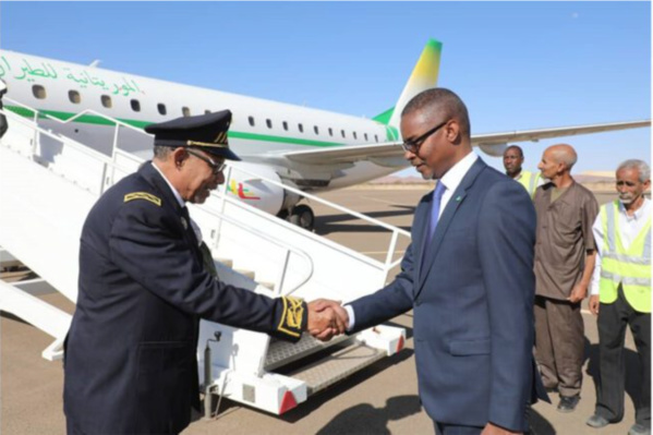 Le Premier ministre quitte Néma après avoir pris part au Conseil des ministres