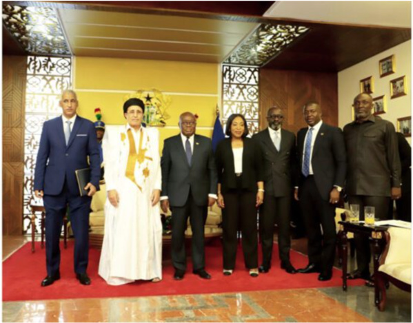 L’ambassadeur de Mauritanie au Ghana présente ses lettres de créance L’ambassadeur de Mauritanie au Ghana présente ses lettres de créance