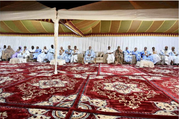 Le Président de la République préside une réunion des cadres du Hodh Charghi Le Président de la République préside une réunion des cadres du Hodh Charghi