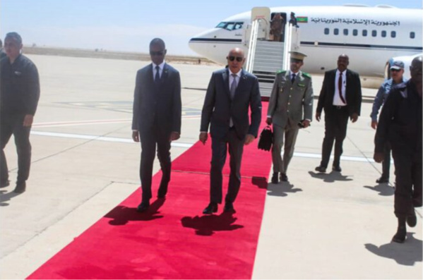 Arrivée du Président de la République à Nouakchott Arrivée du Président de la République à Nouakchott