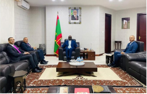 Le ministre des Affaires étrangères s’entretient avec l’ambassadeur égyptien Le ministre des Affaires étrangères s’entretient avec l’ambassadeur égyptien