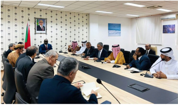 Le ministre des Affaires étrangères tient une réunion avec le corps diplomatique arabe