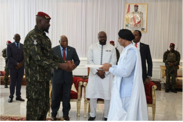 L’ambassadeur de Mauritanie à Conakry présente ses lettres de créance