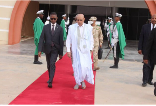 Départ du Président de la République pour le Gorgol Départ du Président de la République pour le Gorgol