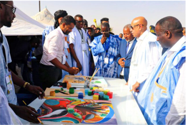 Le Président de la République supervise l’ouverture de l’exposition organisée dans le cadre des activités de la première édition du Festival Culturel de Djéol
