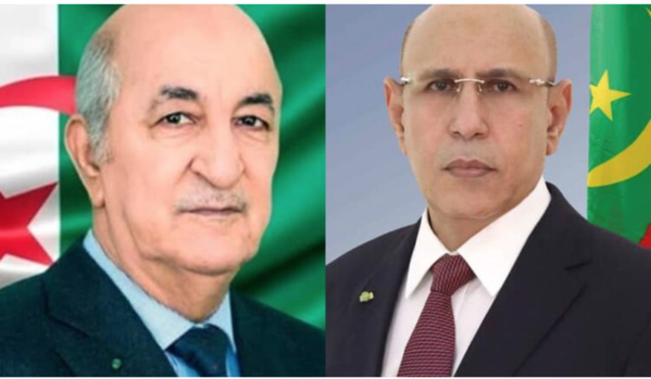 Le Président de la République reçoit un appel téléphonique de son homologue algérien Le Président de la République reçoit un appel téléphonique de son homologue algérien