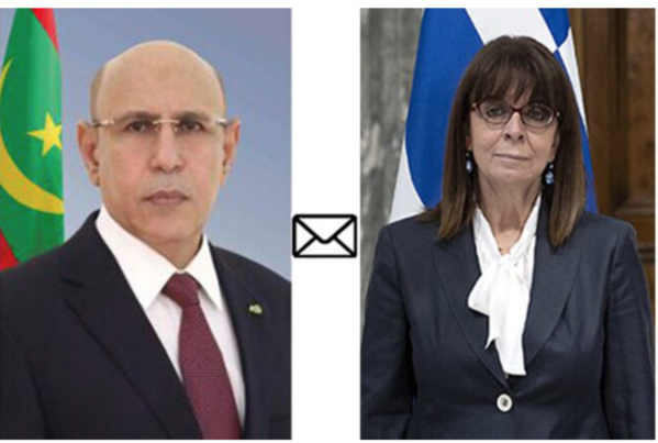 Le Président de la République adresse un message de félicitation à son homologue grecque