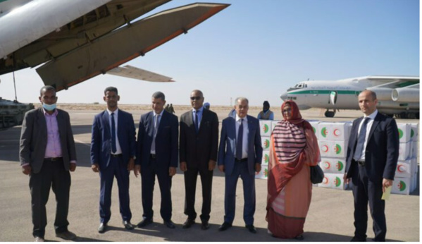 La Mauritanie réceptionne un don alimentaire de l’Algérie La Mauritanie réceptionne un don alimentaire de l’Algérie