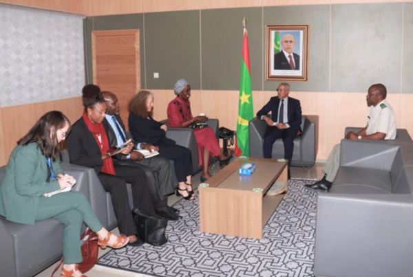 Le ministère de la Défense nationale reçoit une responsable onusienne Le ministère de la Défense nationale reçoit une responsable onusienne