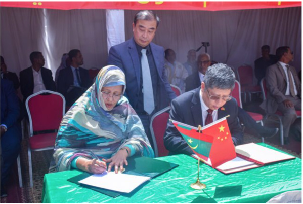 Notre pays réceptionne un don alimentaire de la Chine Notre pays réceptionne un don alimentaire de la Chine