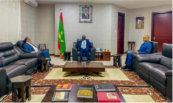 Le ministre des Affaires étrangères reçoit l’ambassadeur algérien accrédité en Mauritanie Le ministre des Affaires étrangères reçoit l’ambassadeur algérien accrédité en Mauritanie