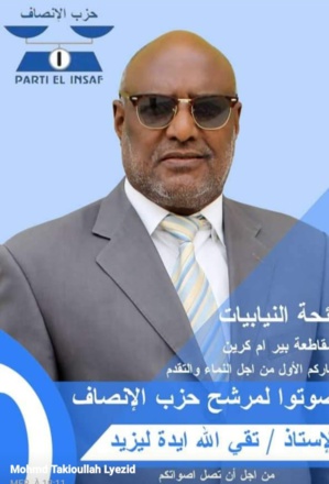 A qui fait peur la candidature de Me Takioullah Eida Lyezid à Bir Moghrein ? A qui fait peur la candidature de Me Takioullah Eida Lyezid à Bir Moghrein ?