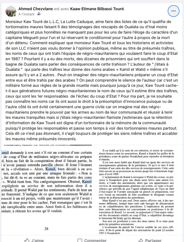 Affaire Meguett suite et fin : pour G.H et l’ambassade britannique à Nouakchott, ma réponse au flamiste Dr Pullo Gaynaako Affaire Meguett suite et fin : pour G.H et l’ambassade britannique à Nouakchott, ma réponse au flamiste Dr Pullo Gaynaako