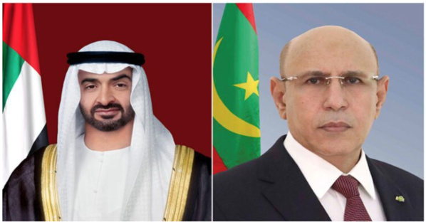 Le Président de la République effectue une communication téléphonique avec le président de l’Etat des Emirats Arabes Unis