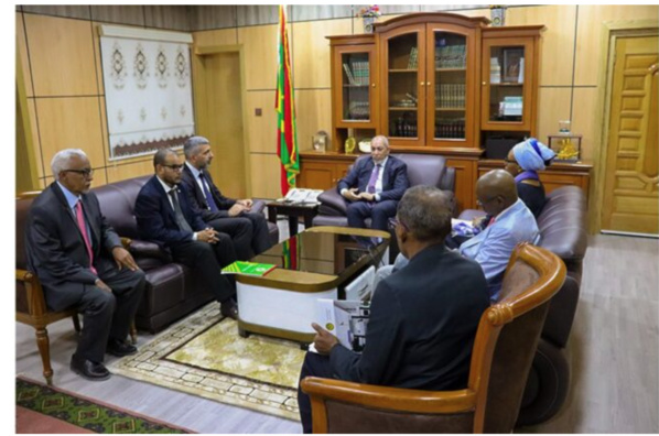 Le ministre de la Justice reçoit une délégation du Comité international de la Croix-Rouge Nouakchott