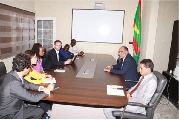 Le ministre des Finances reçoit une mission du Fonds Monétaire International Le ministre des Finances reçoit une mission du Fonds Monétaire International