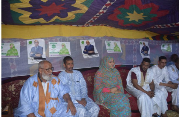 La présidente de l’Union pour la démocratie et le progrès participe au meeting électorale à Tevragh Zeina La présidente de l’Union pour la démocratie et le progrès participe au meeting électorale à Tevragh Zeina