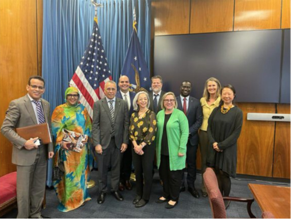 Washington : Le président de la CNDH effectue des entretiens avec les autorités américaines en charge de la classification de la Mauritanie