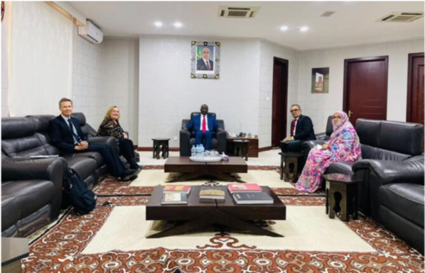 Le ministre des Affaires étrangères reçoit l’envoyée spéciale de l’Union européenne pour la région du Sahel Le ministre des Affaires étrangères reçoit l’envoyée spéciale de l’Union européenne pour la région du Sahel