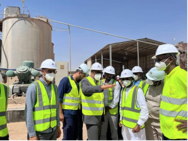 Une délégation de la Société minière tchadienne visite des installations relevant de ‘’Maaden Mauritania’’ à Nouadhibou