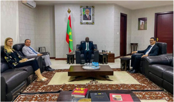 Le ministre des Affaires étrangères reçoit l’ambassadeur de la Fédération de Russie accrédité en Mauritanie