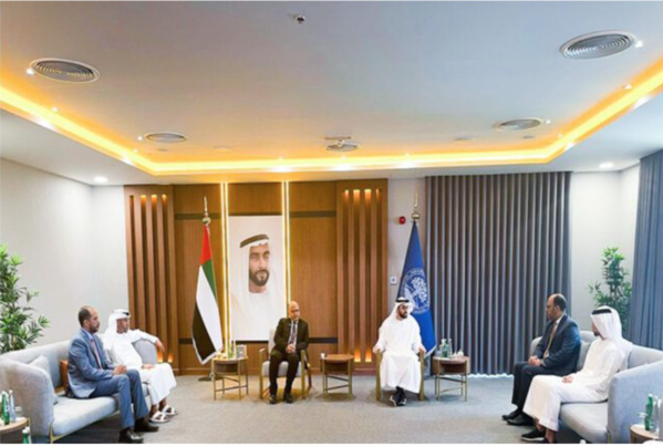 Signature à Abu Dhabi d’un accord de coopération entre l’Université d’Aïoun et l’Université Mohamed Ben Zayed Signature à Abu Dhabi d’un accord de coopération entre l’Université d’Aïoun et l’Université Mohamed Ben Zayed