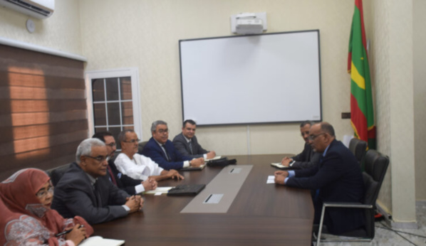 Le ministre des Finances reçoit une délégation de la BMICE Le ministre des Finances reçoit une délégation de la BMICE