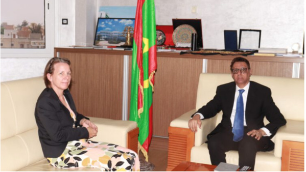 Le ministre du Pétrole reçoit l’ambassadrice allemande Le ministre du Pétrole reçoit l’ambassadrice allemande