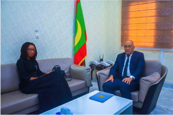Le ministre des Finances s’entretient avec la Représente du FMI en Mauritanie
